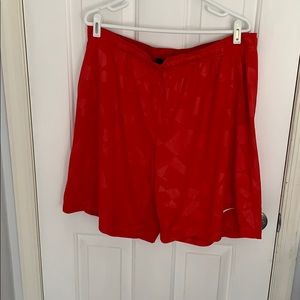 Red men’s Nike shorts size XXL